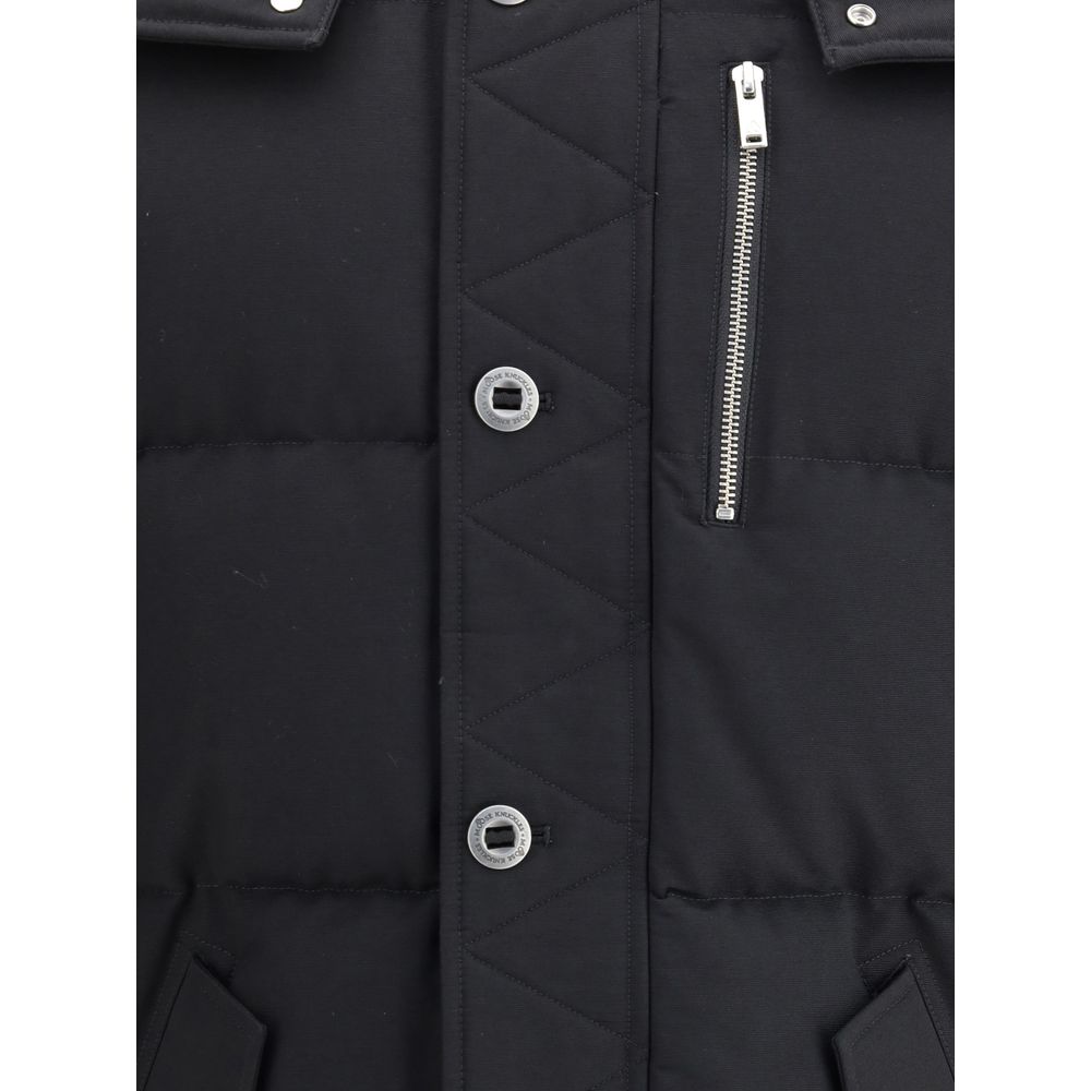 Moose Knuckles Black Original 3Q Neoshear Down Hooded Jacket for Men