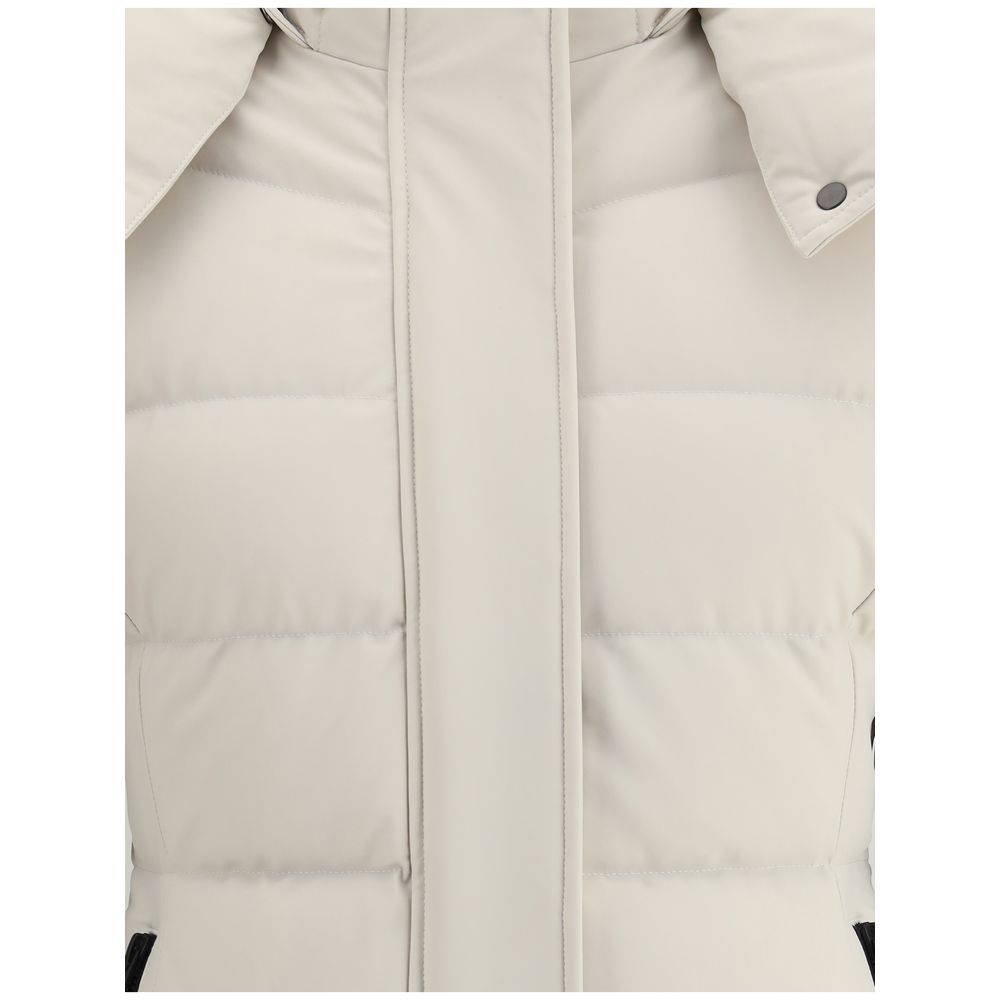 Moose Knuckles Down Hooded 3/4 Length Puffer Coat for Women