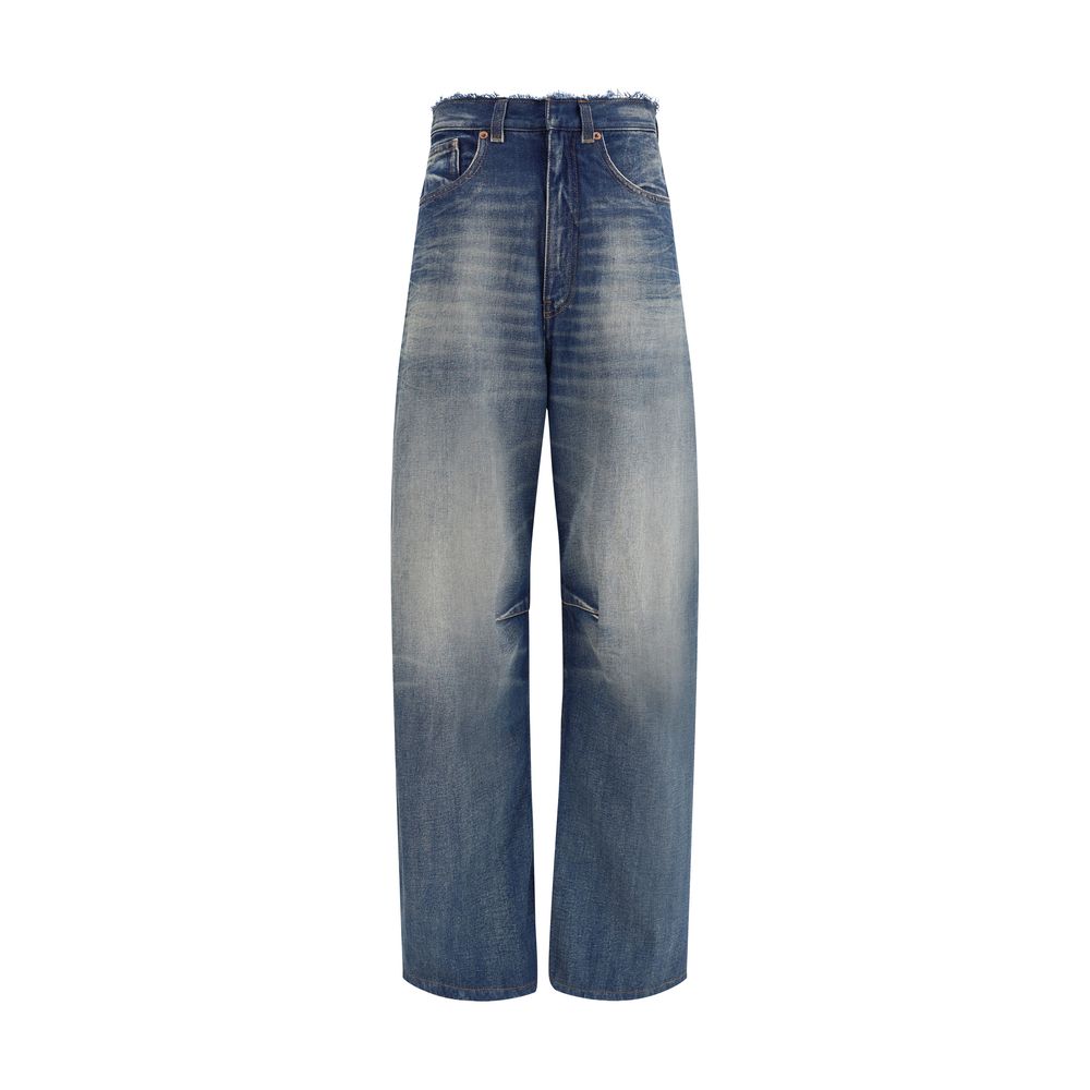 MM6 Wide Leg Jeans - Timeless Elegance with a Modern Twist