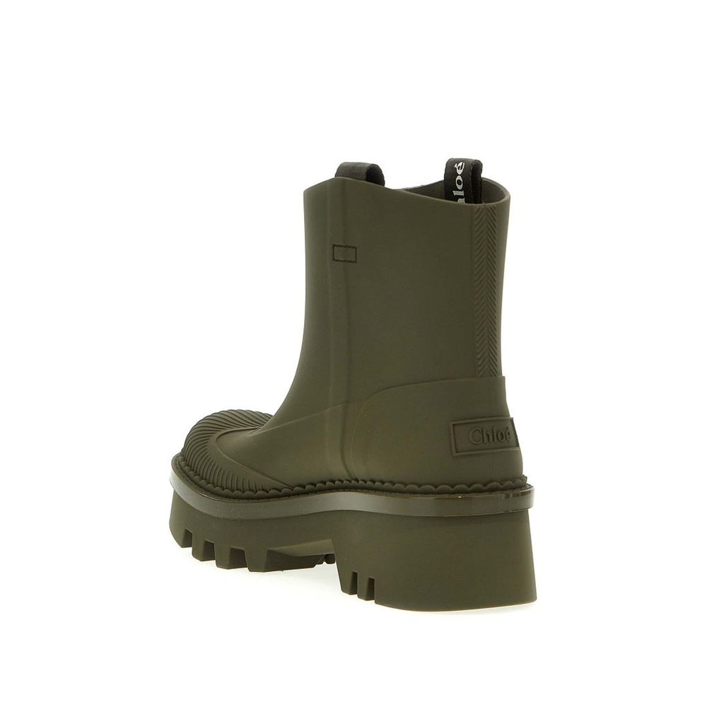 Chloé Green Raina Rubber Boots