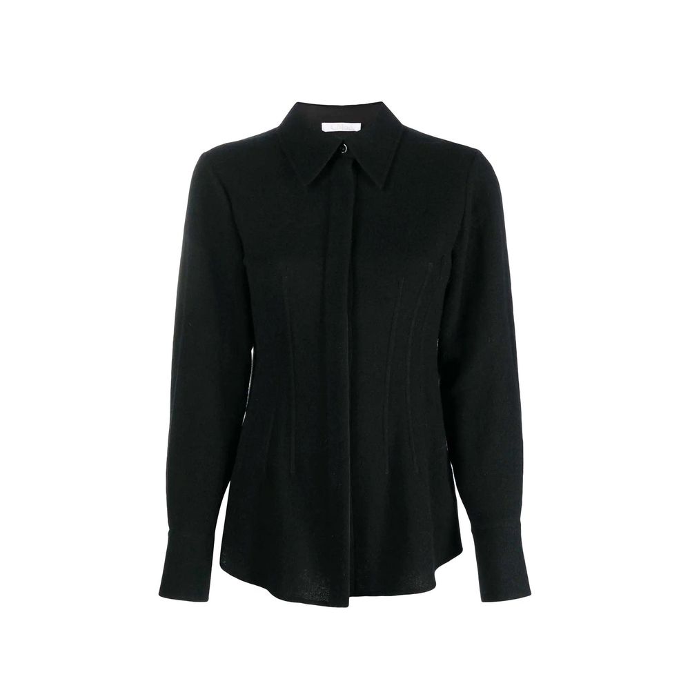 Chloé Black Wool & Cashmere Blend Shirt