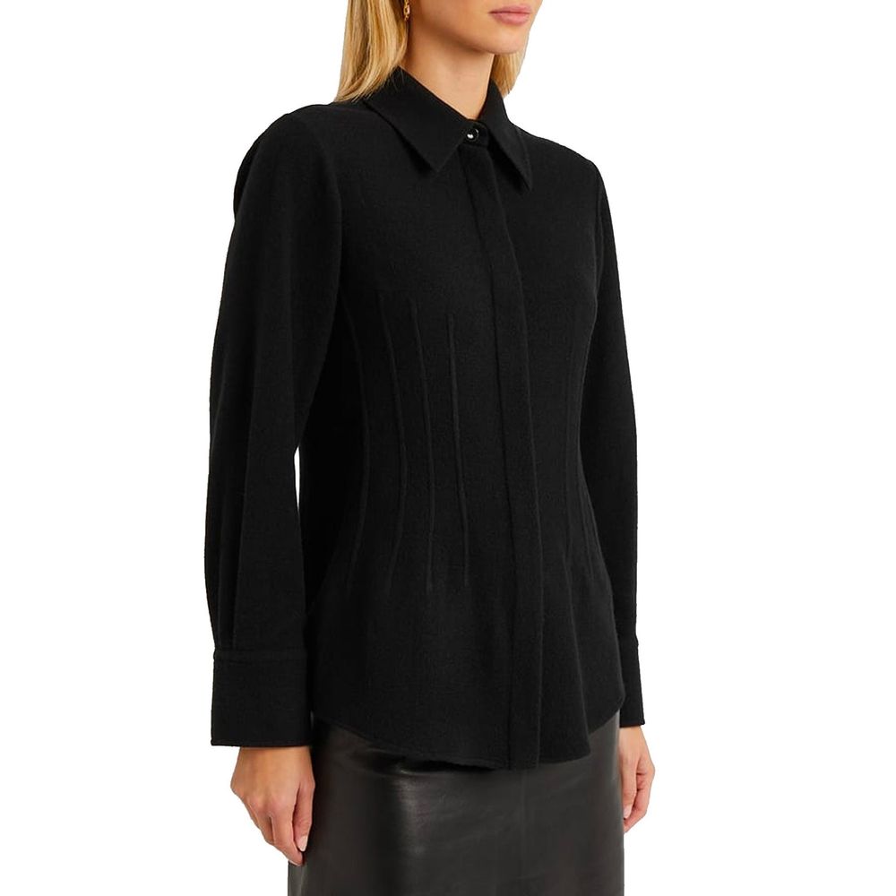 Chloé Black Wool & Cashmere Blend Shirt