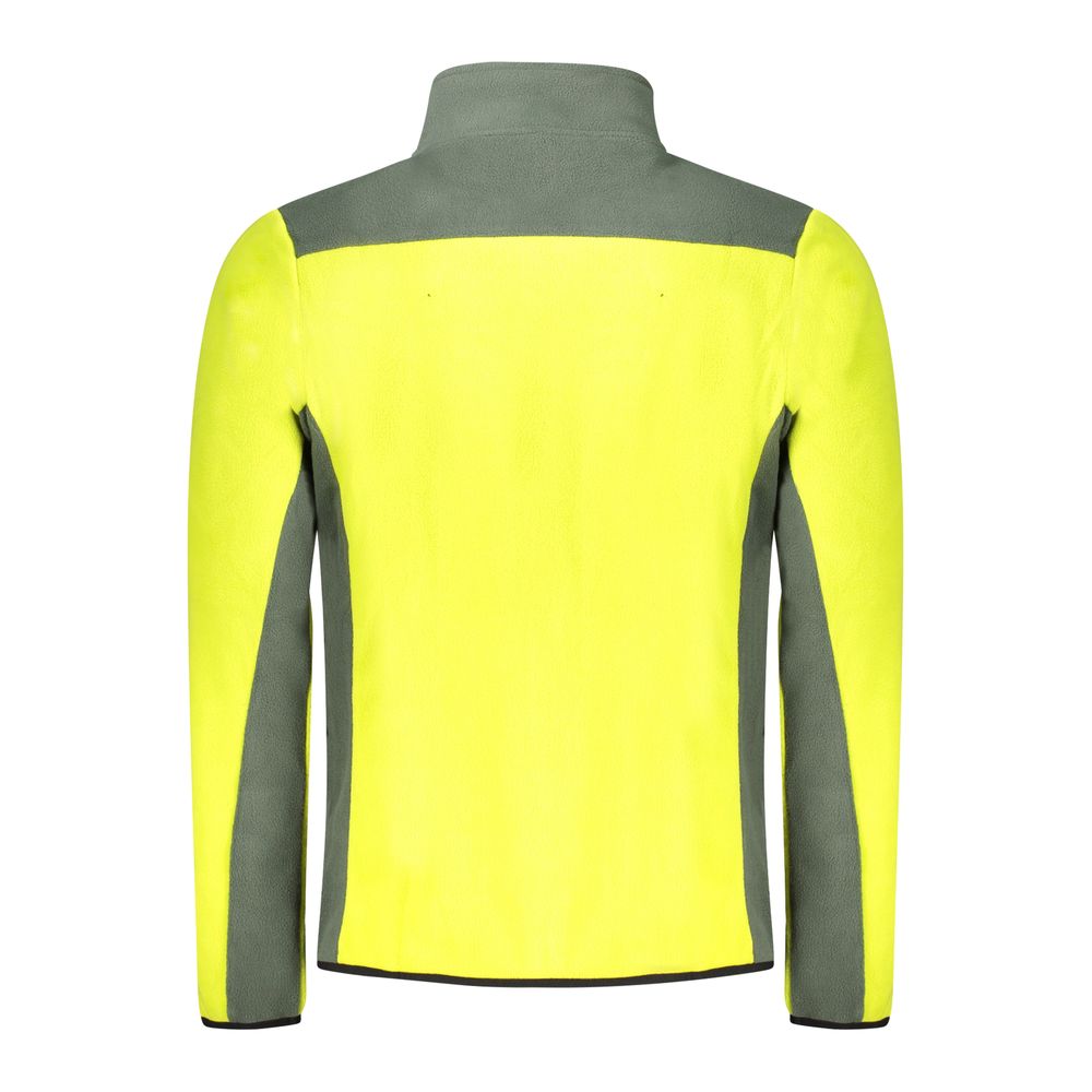 Norway 1963 Yellow & Green Zip-Up Fleece for Men Slim Fit