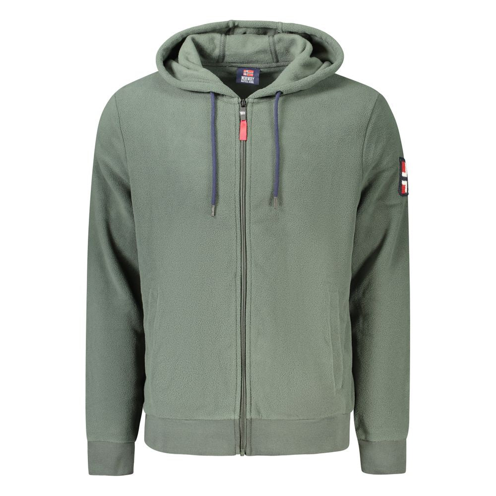 Norway 1963 Green Zip-Up Hoodie for Men