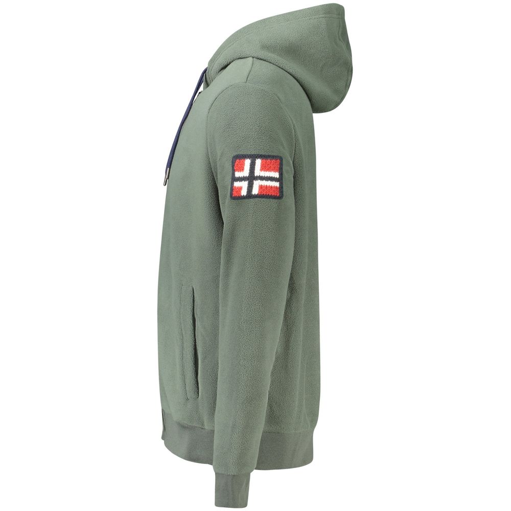 Norway 1963 Green Zip-Up Hoodie for Men
