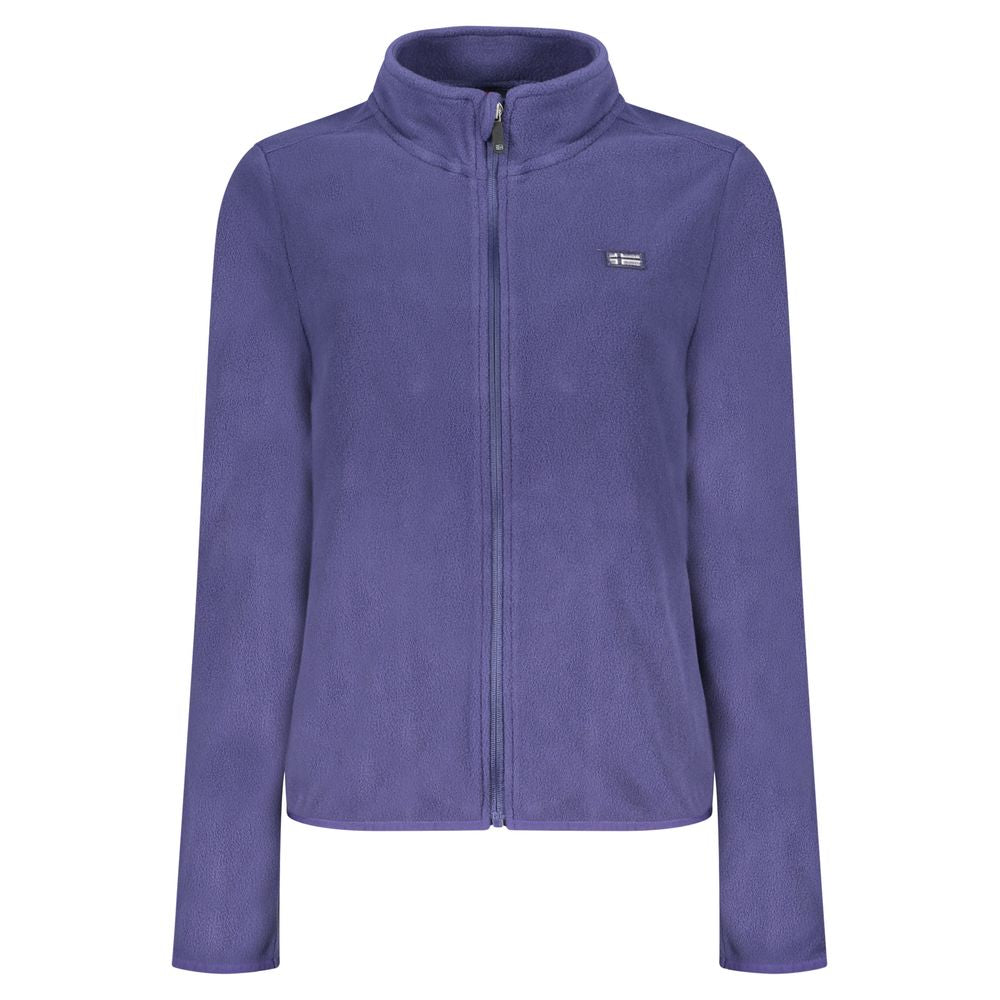 Norway 1963 Blue Polyester Sweater – Embrace Nature's Elements