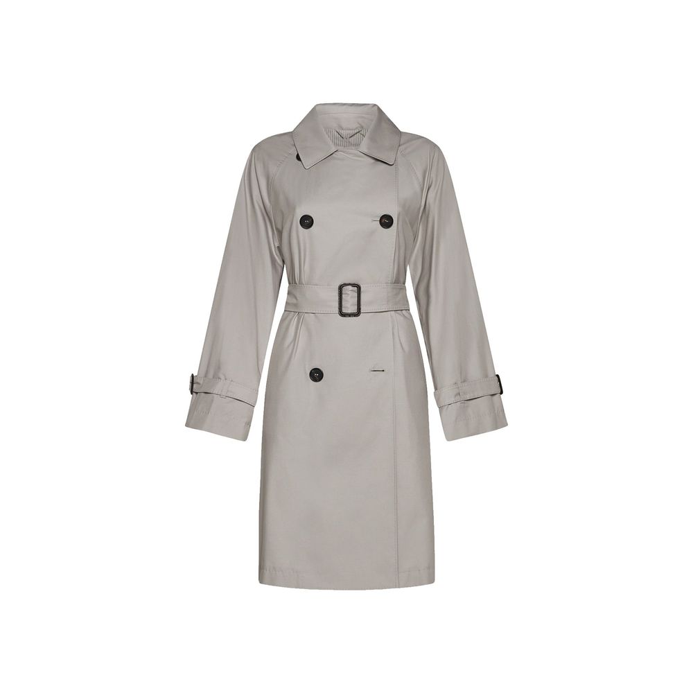 Max Mara Cotton Blend Belted Trench Coat