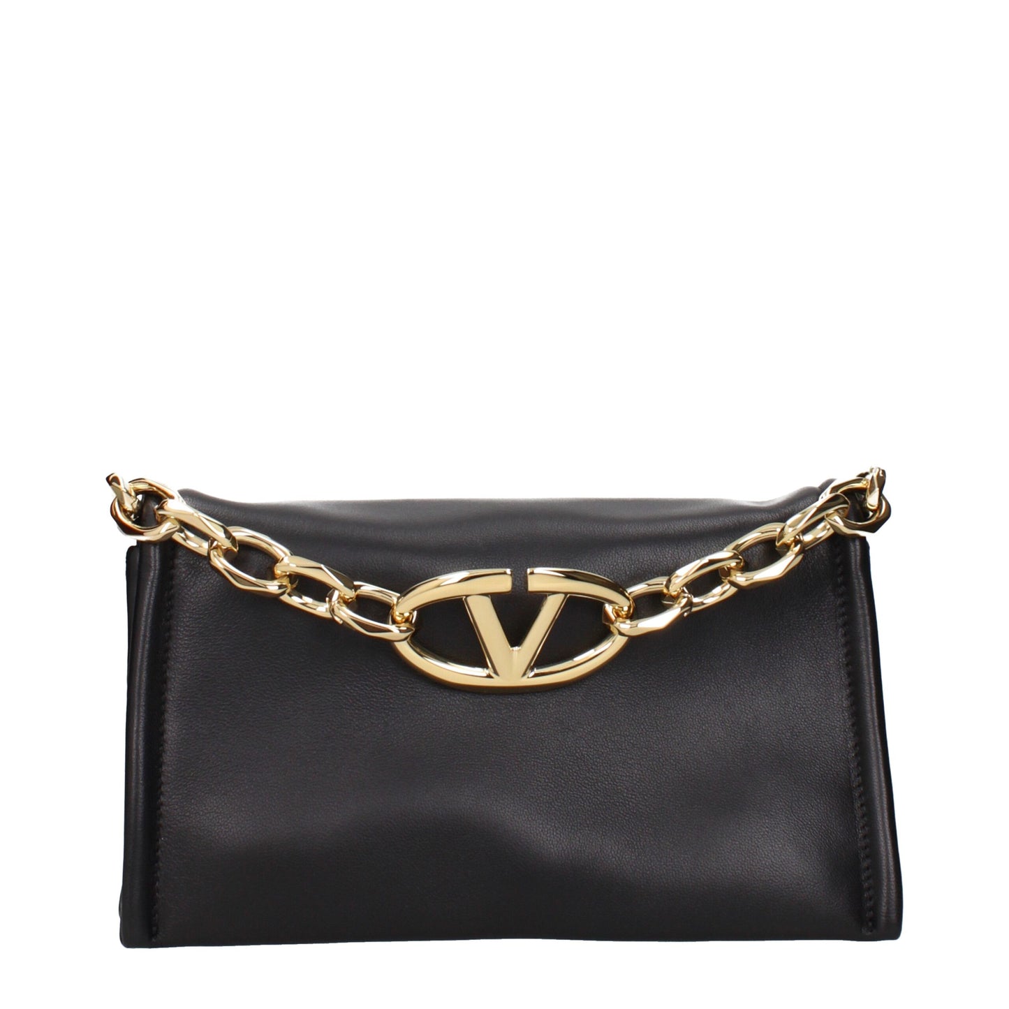 Valentino Garavani Black Leather Handbag