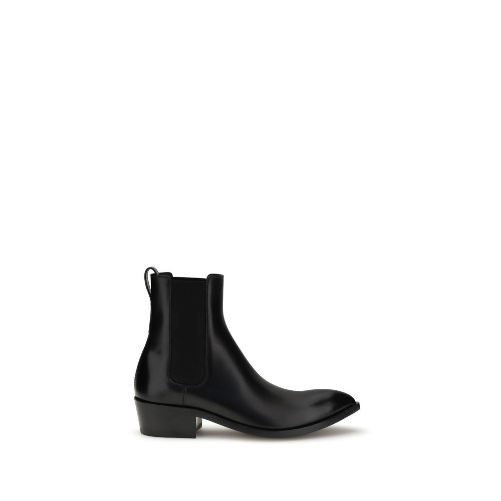 Tom Ford Black Chelsea Ankle Boots - The Epitome of Masculine Elegance
