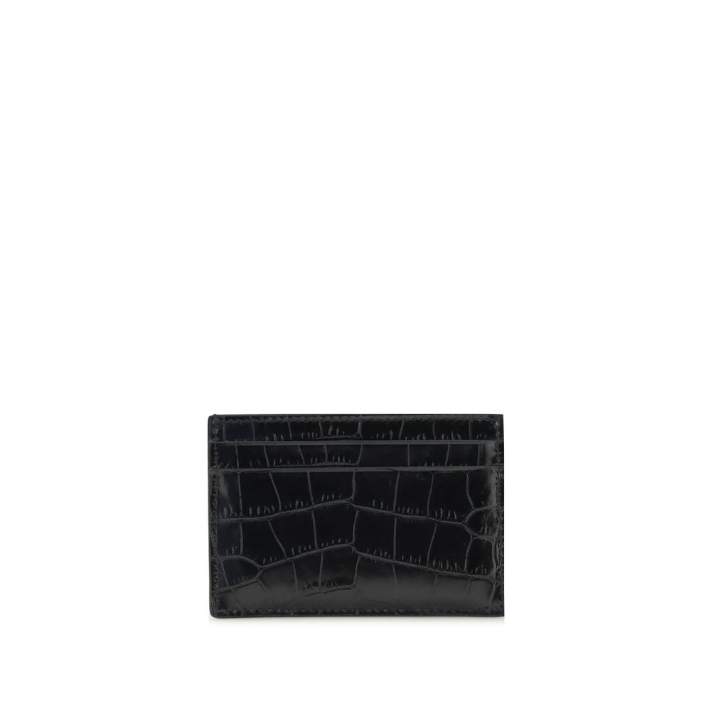 Tom Ford Croco Print Card Holder
