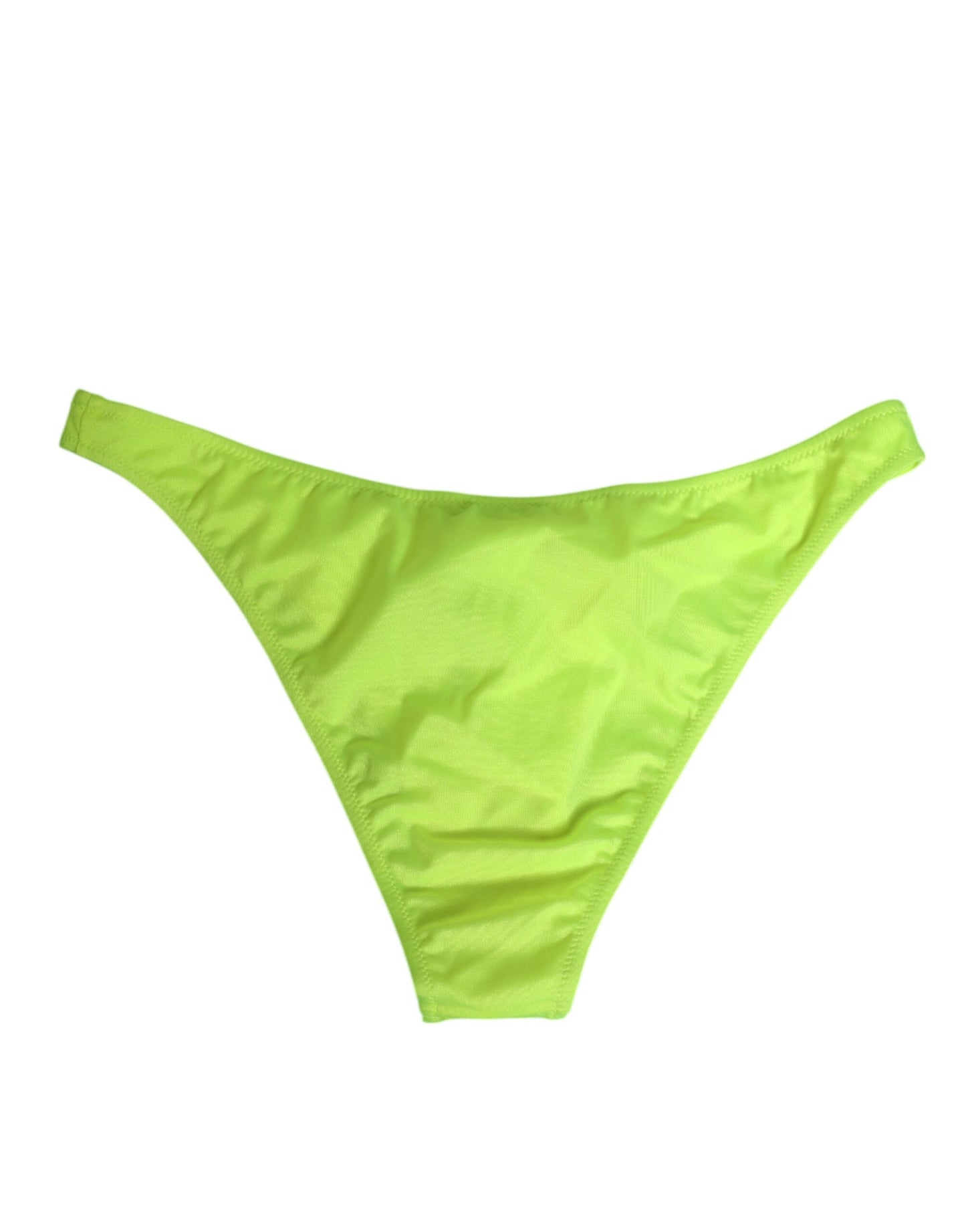 Dolce & Gabbana Neon Green DG Logo Swim Briefs for Women