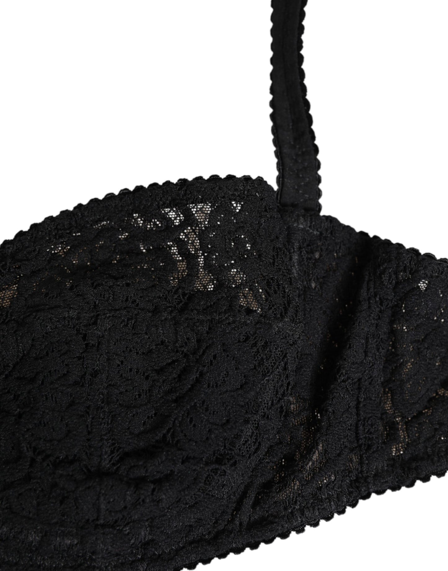 Dolce & Gabbana Black Lace Underwire Bra