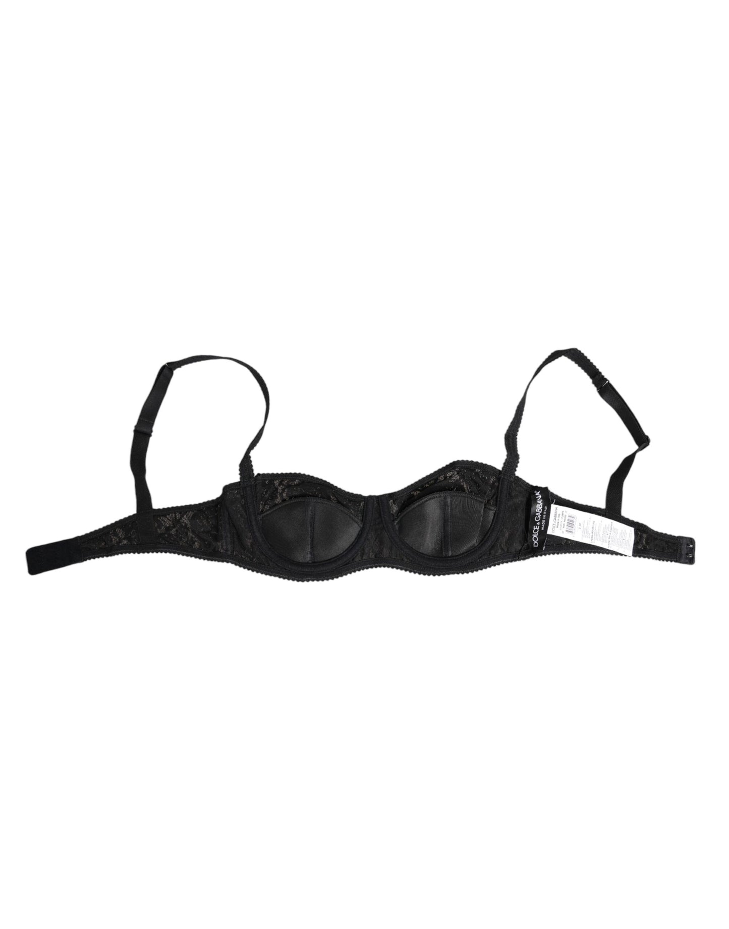 Dolce & Gabbana Black Lace Underwire Bra