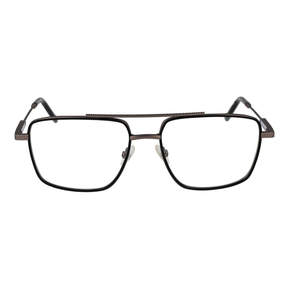 Hackett Gray Men's Optical Frames – Gunmetal Full-Rim Design