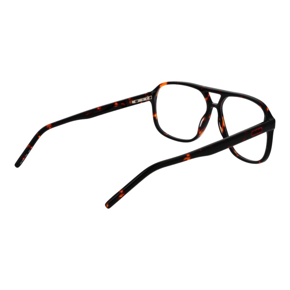 Hugo Boss Men's Optical Glasses – Brown Aviator Frames