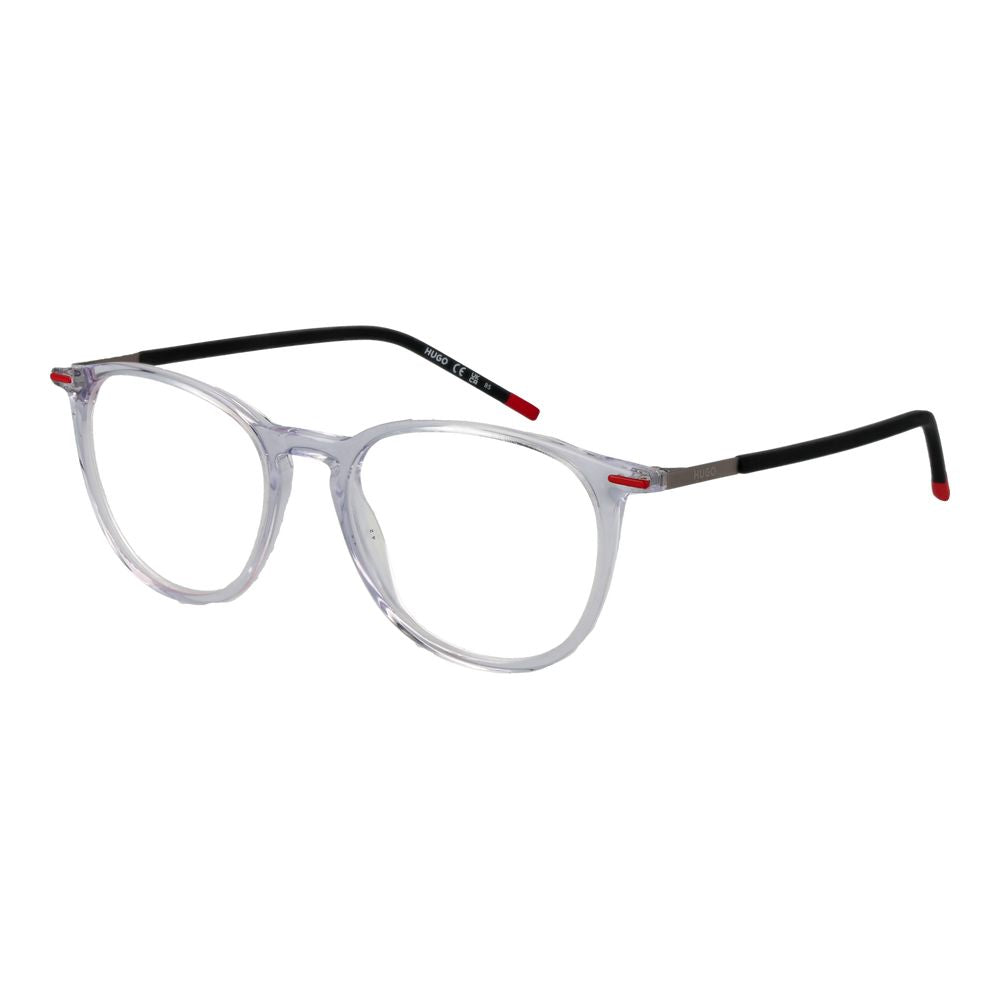 Hugo Boss Men’s Transparent Optical Frames – Panto Style