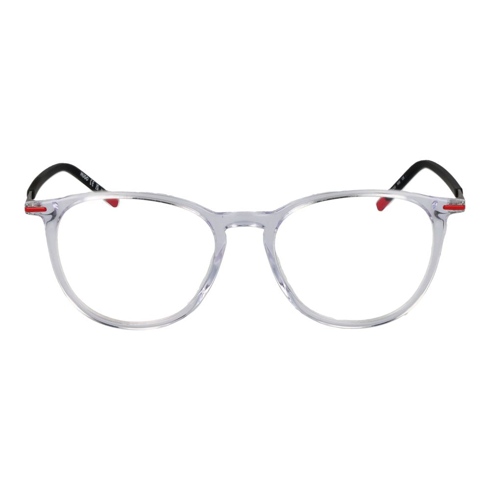 Hugo Boss Men’s Transparent Optical Frames – Panto Style