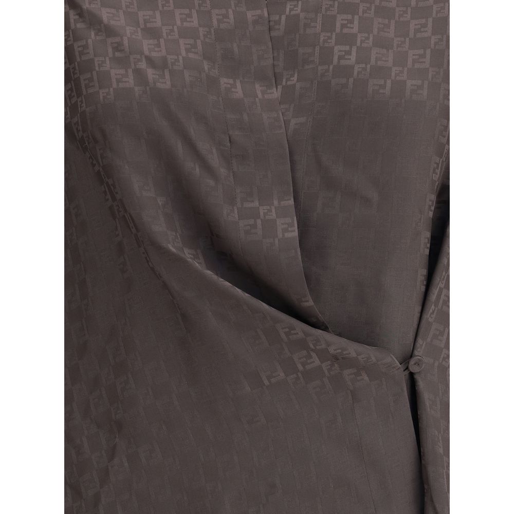 Fendi Silk Jacquard Shirt