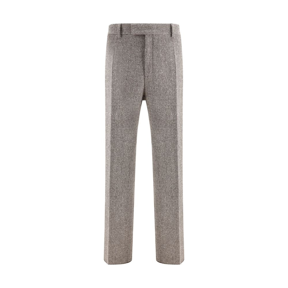Ferragamo Wide Chevron Pants