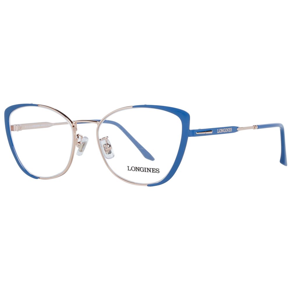 Longines Blue Women’s Optical Frames – Stylish Butterfly Design