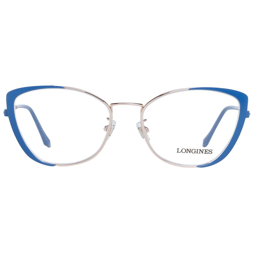 Longines Blue Women’s Optical Frames – Stylish Butterfly Design