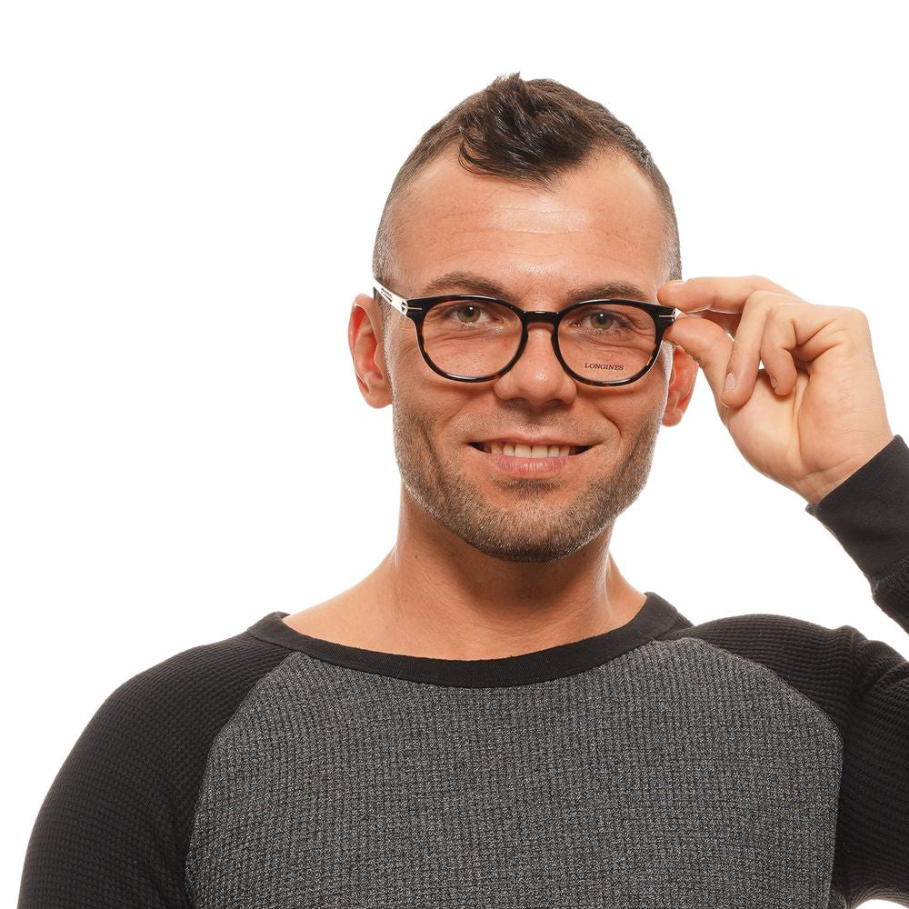 Longines Unisex Optical Frames – Brown Full-Rim Design