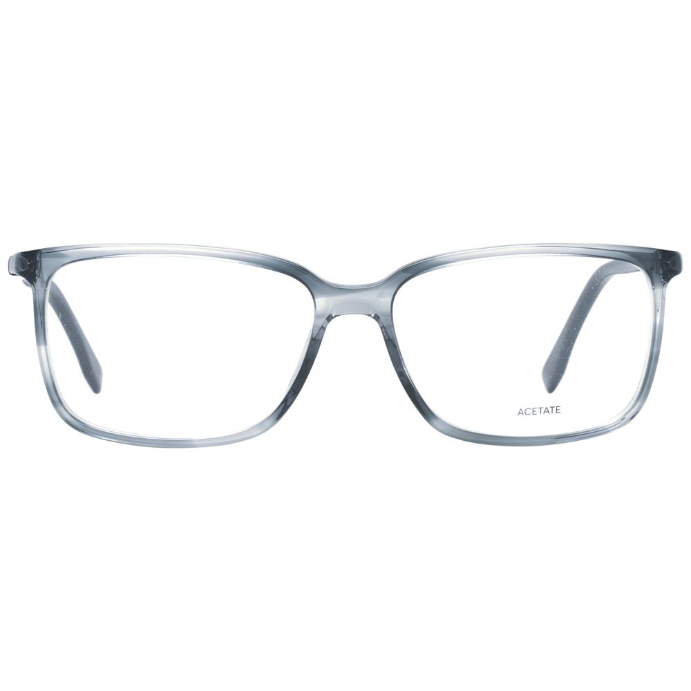 Hugo Boss Men’s Optical Glasses – Grey Full-Rim Frame, 56mm