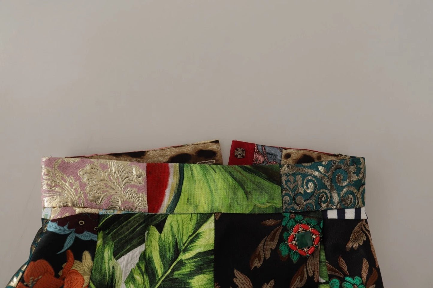Dolce & Gabbana Multicolour Patchwork A-line Skirt