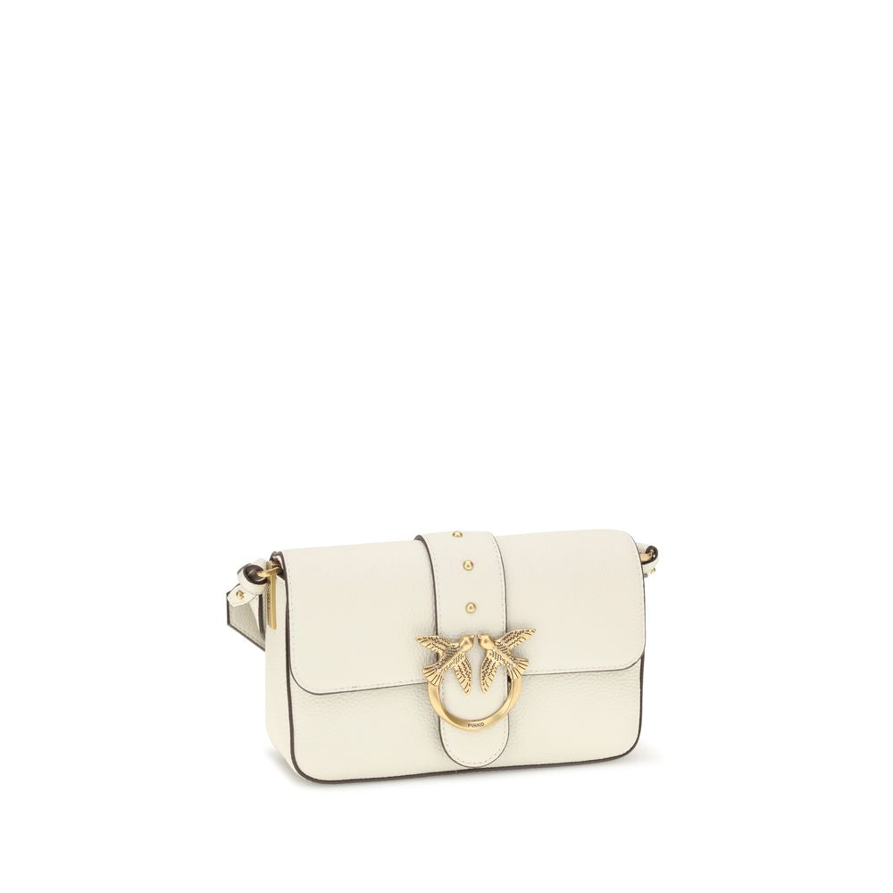 PINKO Love Leather Shoulder Bag