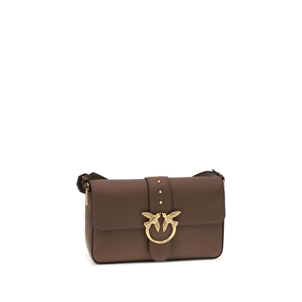 PINKO Love Leather Shoulder Bag