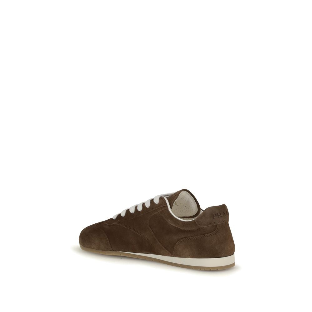 Prada Brown Suede Sneakers for Men