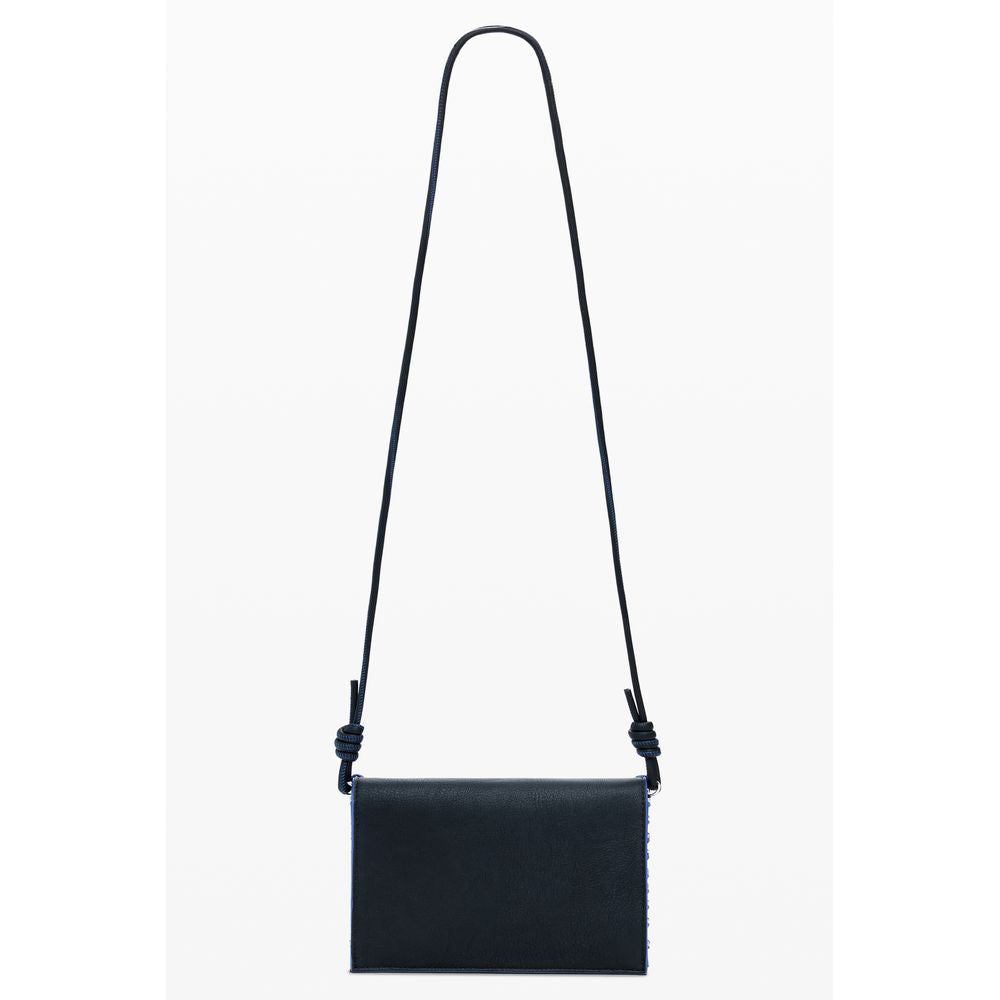 Desigual Matilda Tiny Zip Capsule Wallet in Black