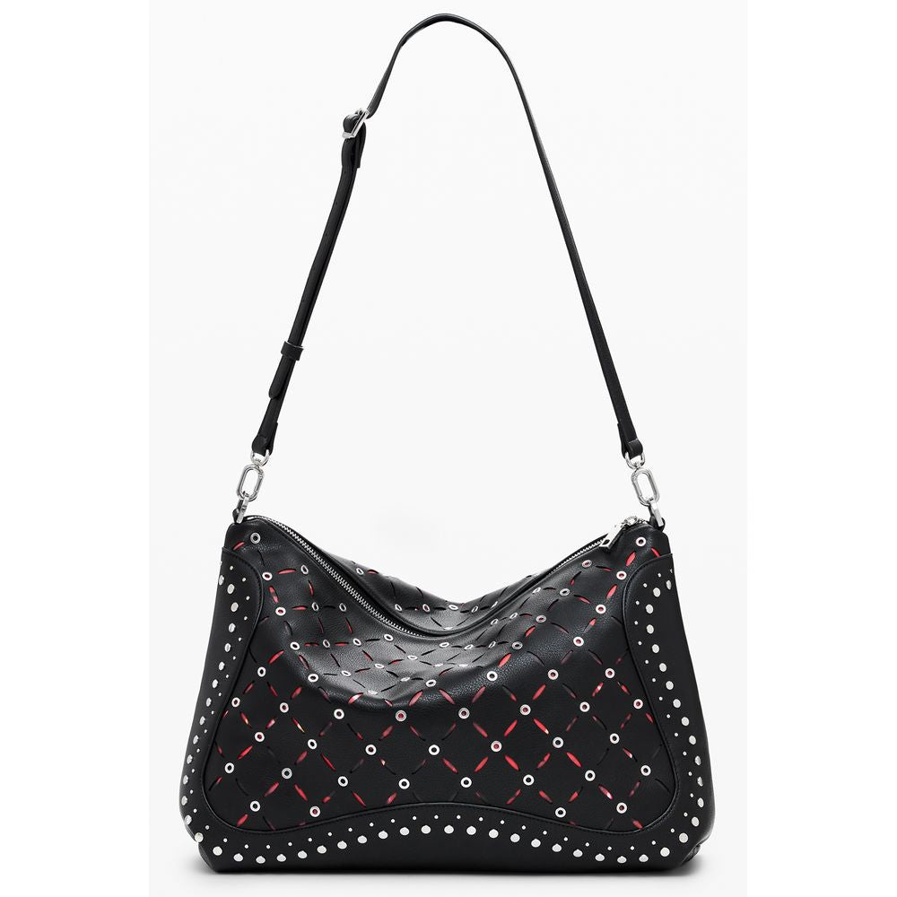 Desigual Black Polyethylene Yankee Leiria Mini Bag