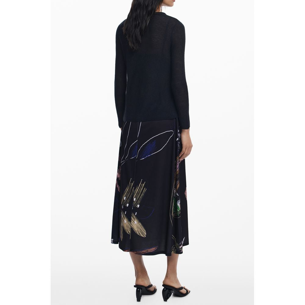 Desigual Kala Dress - Black Polyester for Bold Women