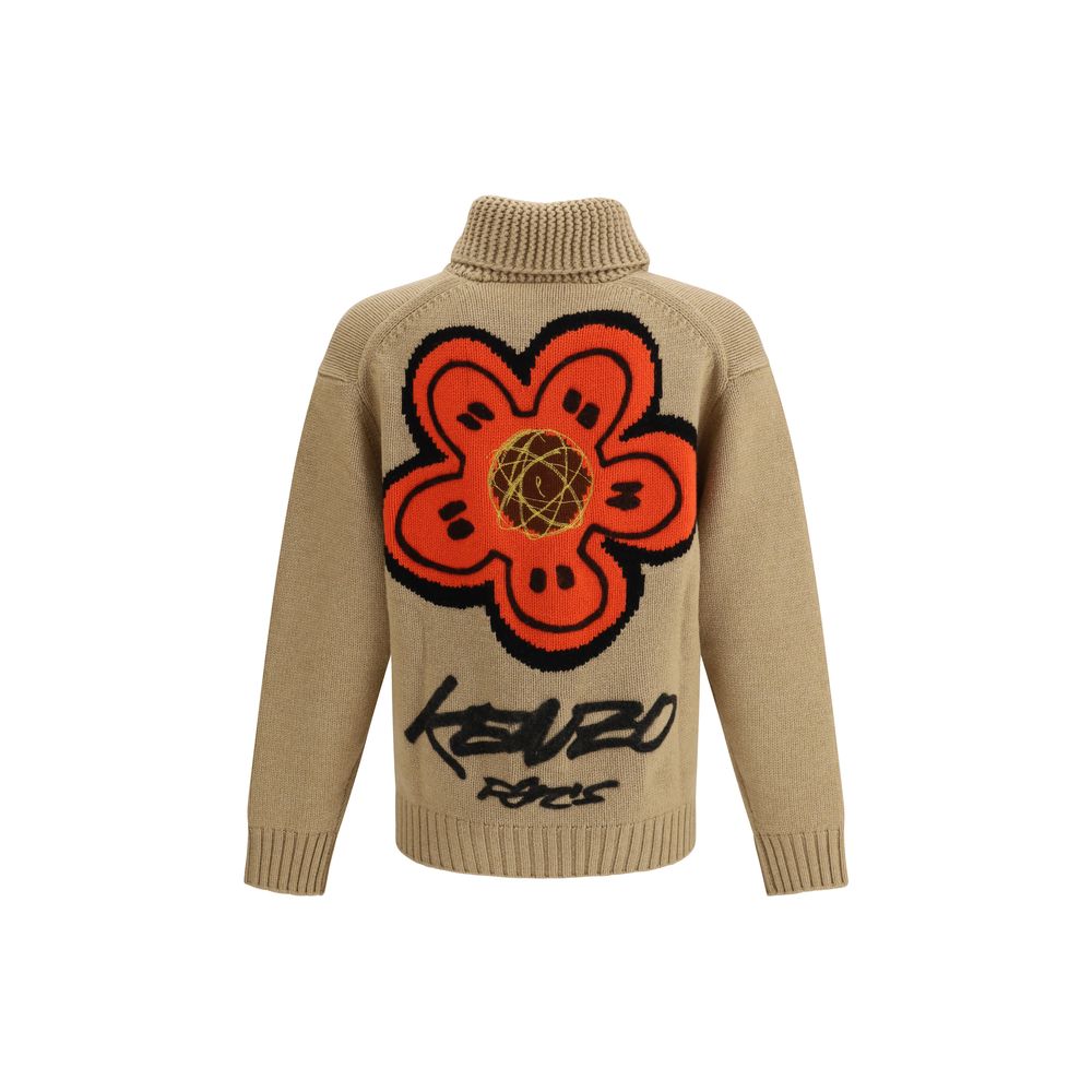 Kenzo Futura Zippered Cardigan
