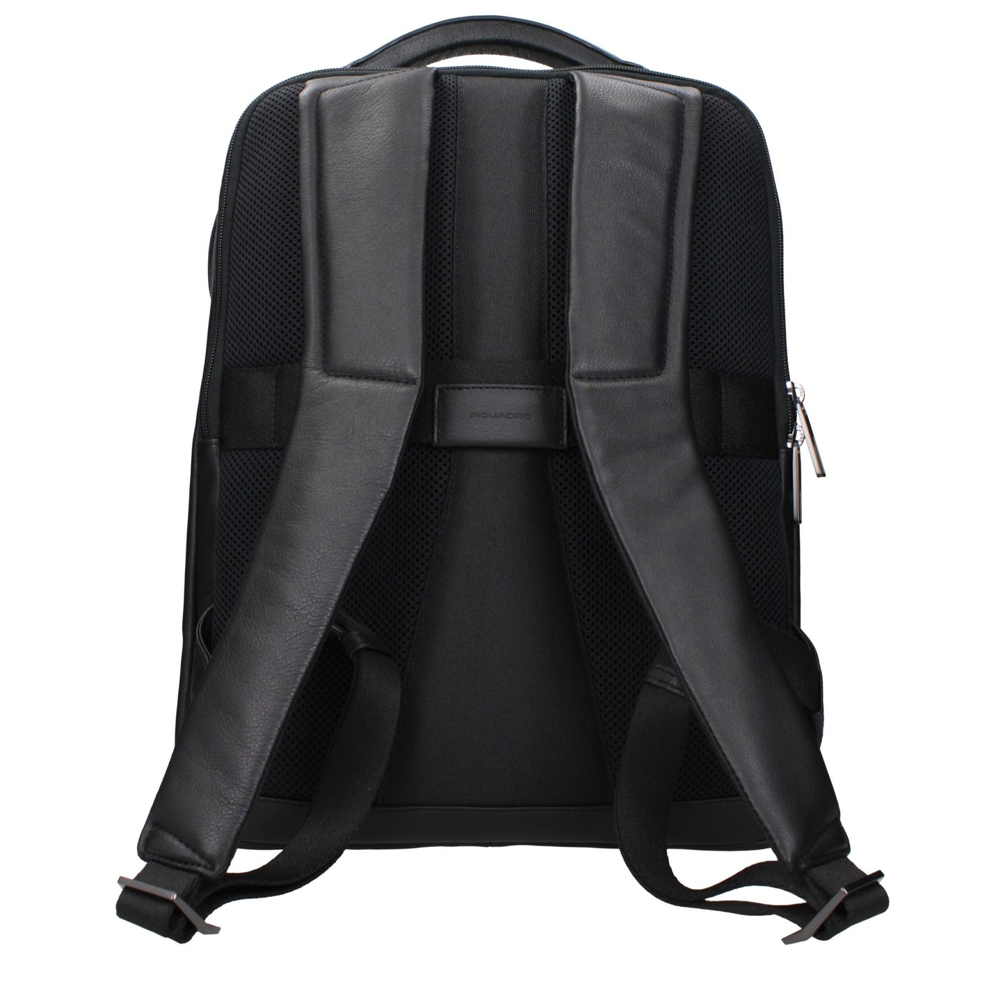 Piquadro Black Leather Backpacks – Elegant & Functional Travel Companion
