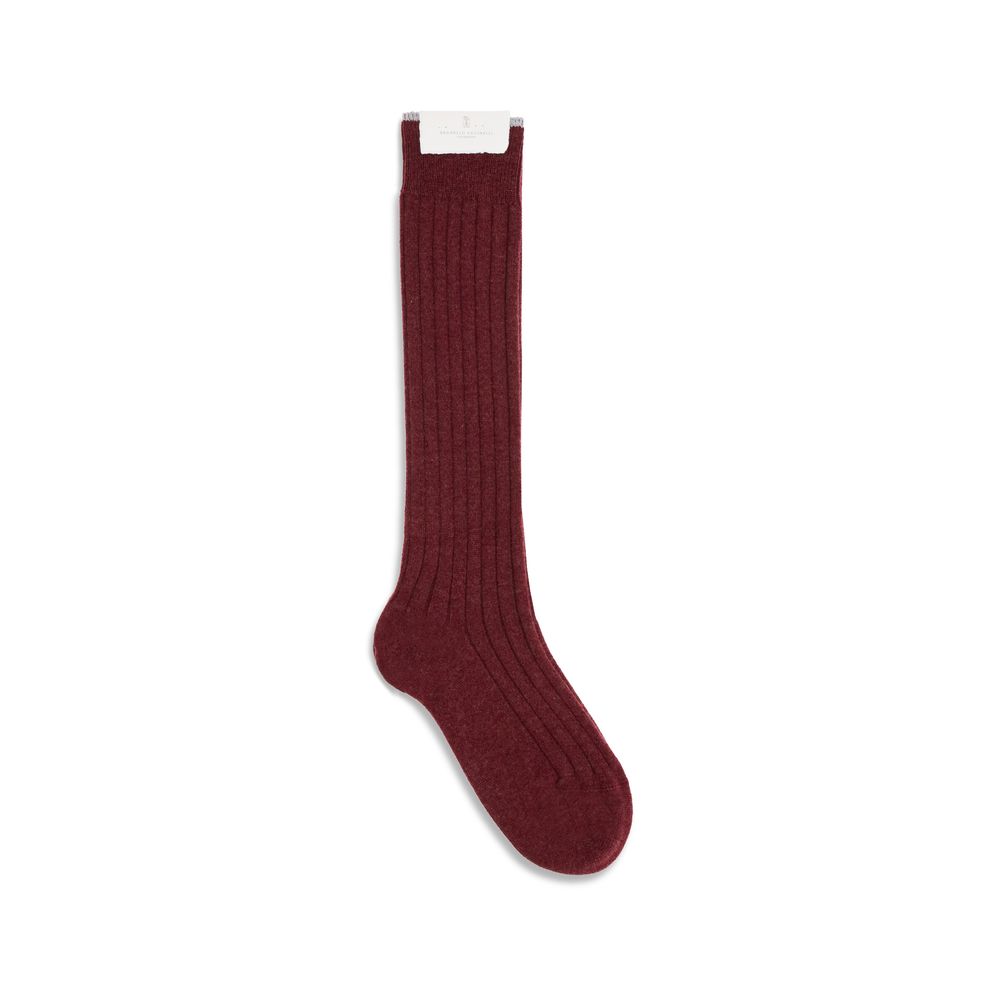 Brunello Cucinelli Cashmere Ribbed Socks