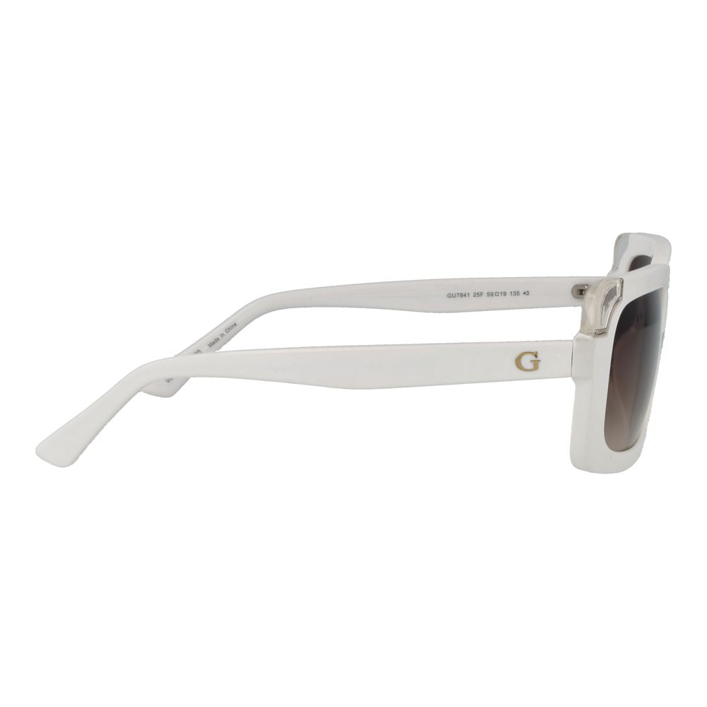 Guess Women’s Sunglasses – White Full-Rim, 59mm