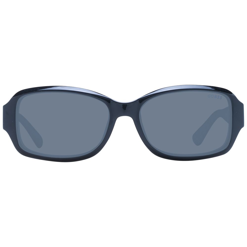 Guess Women’s Designer Black Sunglasses – Full-Rim, 55mm