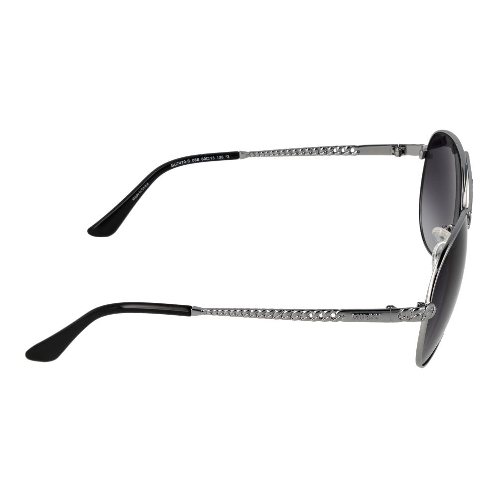 Guess Silver Women's Designer Sunglasses – Blue Gradient, 60mm