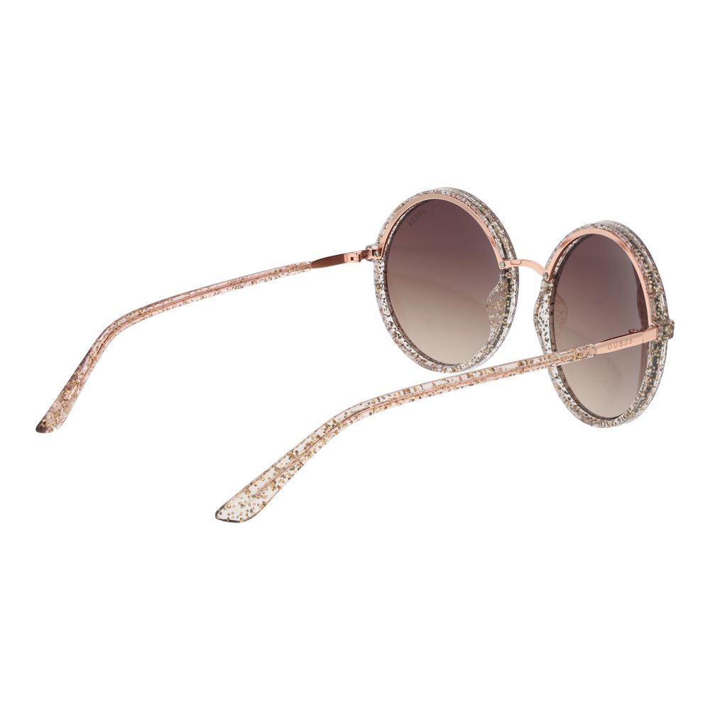 Guess Pink Women’s Gradient Sunglasses – Rose Frame, Blue Lenses