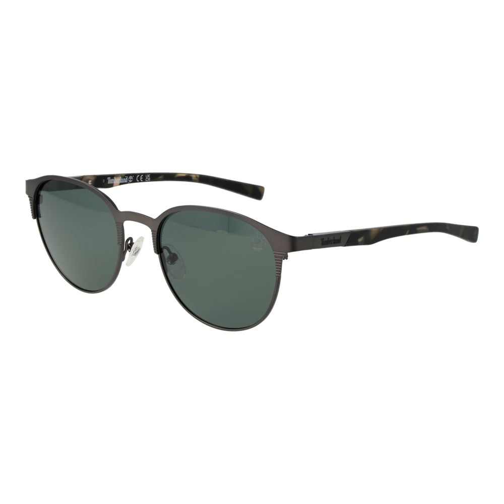 Timberland Gray Men’s Designer Sunglasses – 53mm Polarized