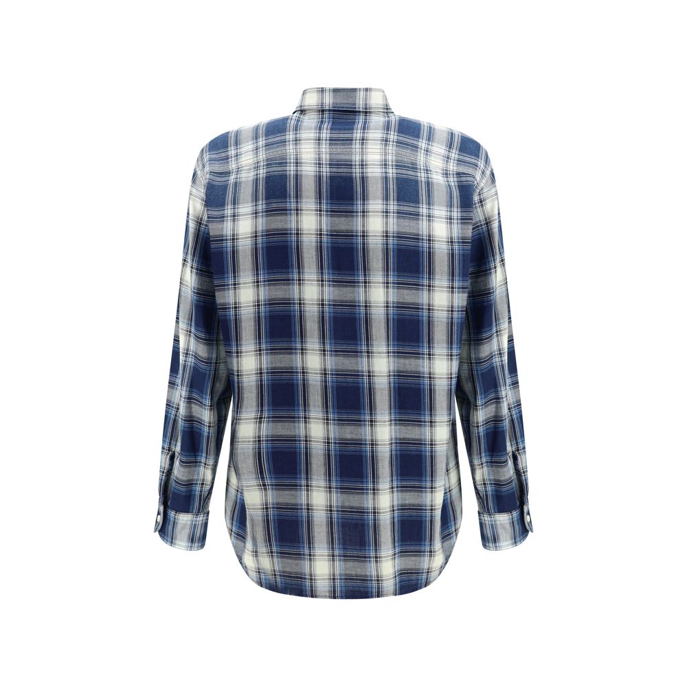 Dsquared² Blue & White Canadian Check Shirt for Men