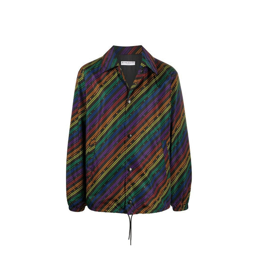 Givenchy Rainbow Chain Nylon Jacket