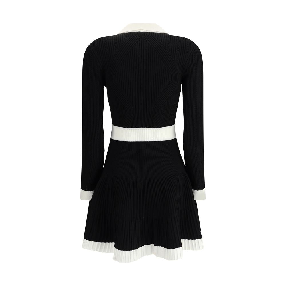 Balmain Knit Short Dress - Structured Elegance & Comfort