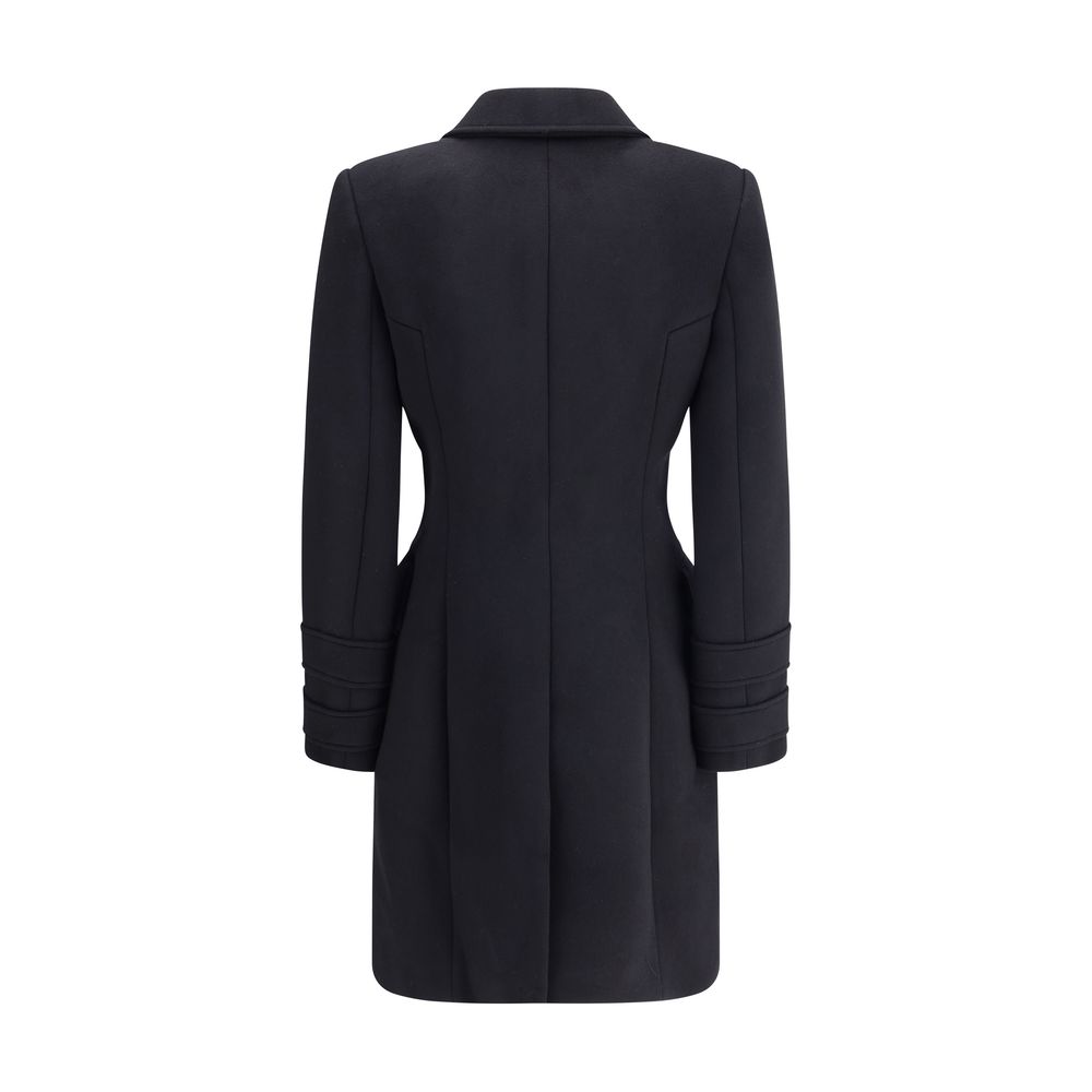 Balmain Wool and Cashmere Double-Breasted Coat
