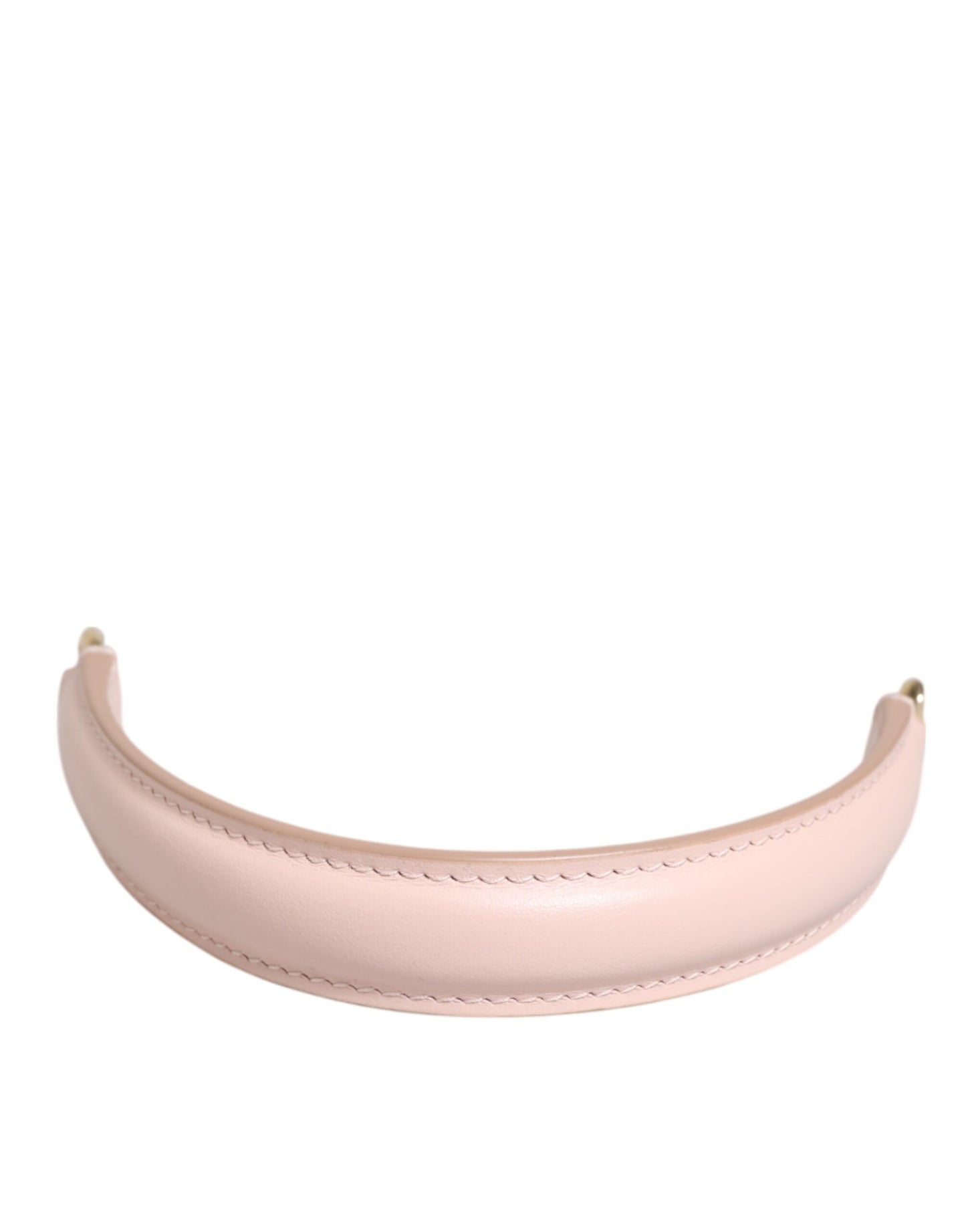 Dolce & Gabbana Pink Leather Gold-Tone Shoulder Bag Strap