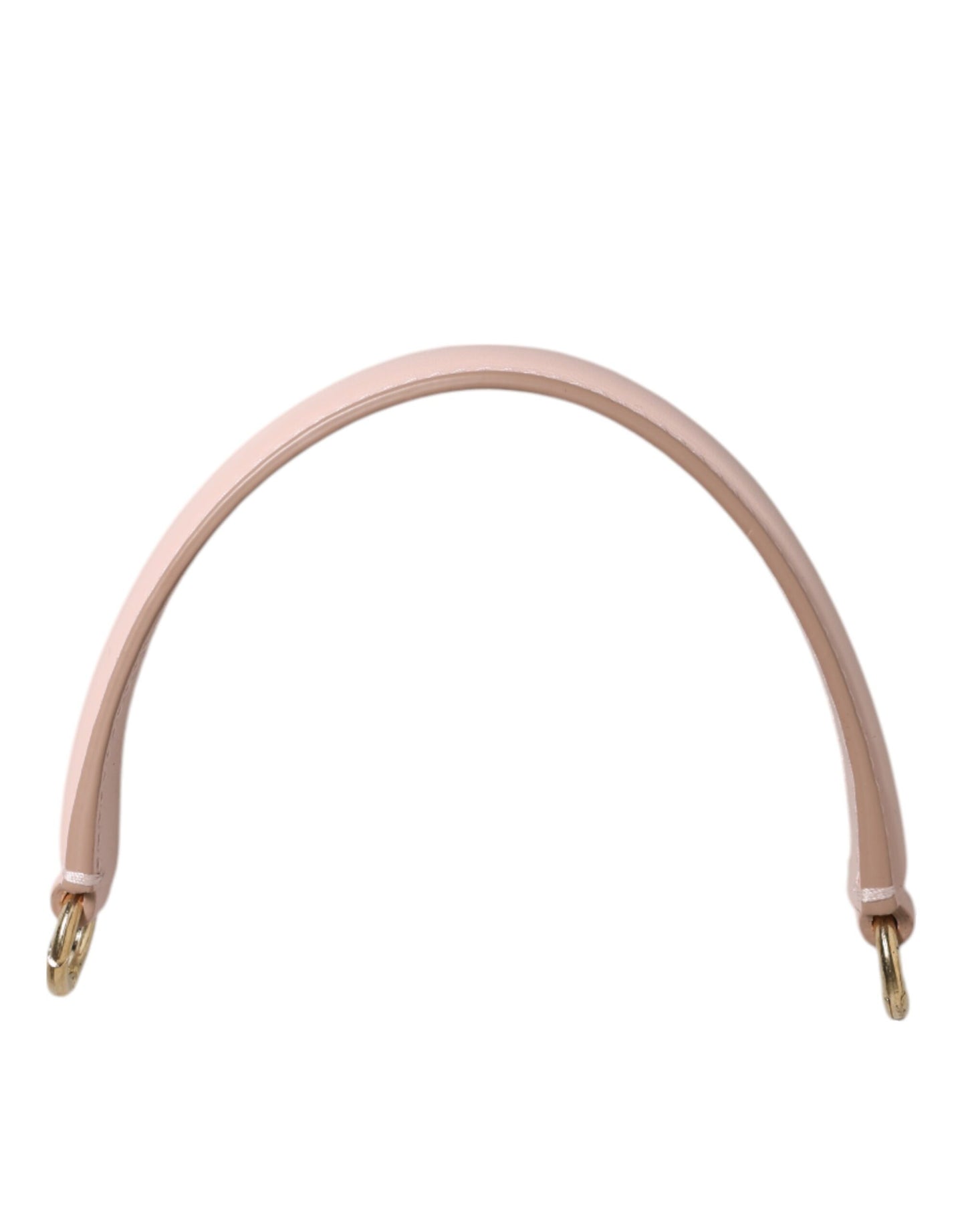 Dolce & Gabbana Pink Leather Gold-Tone Shoulder Bag Strap