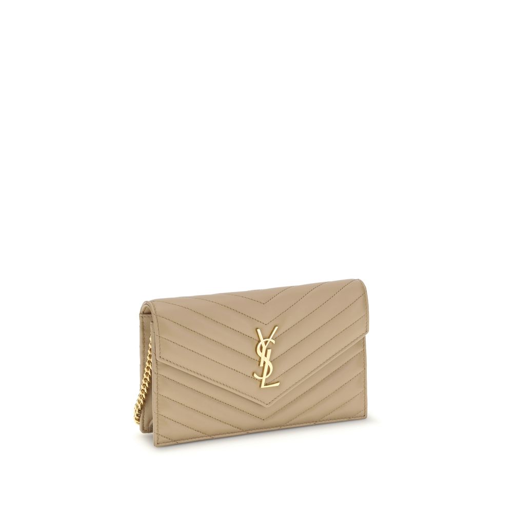 Saint Laurent Wallet with Shoulder Strap