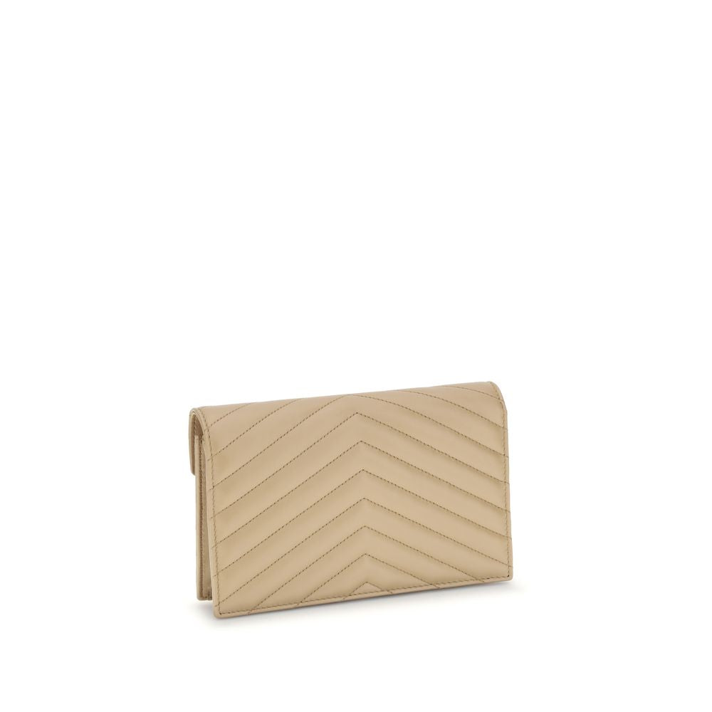 Saint Laurent Wallet with Shoulder Strap